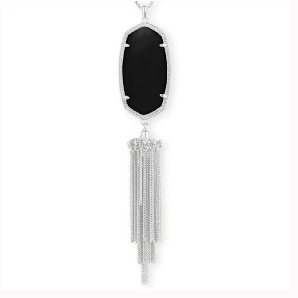 Kendra Scott Rayne Silver Tassel Necklace